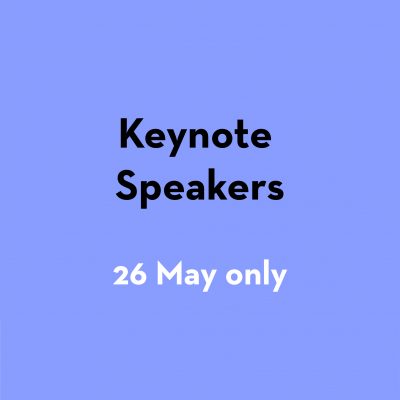 Keynote Speaker Registration 26 May only