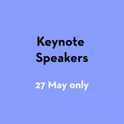 Keynote Speaker Registration 27 May only