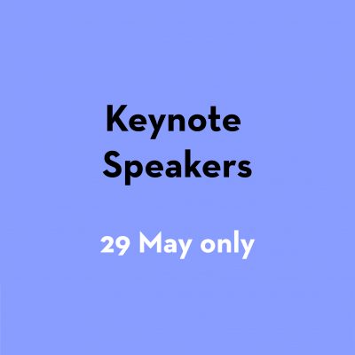 Keynote Speaker Registration 29 May only