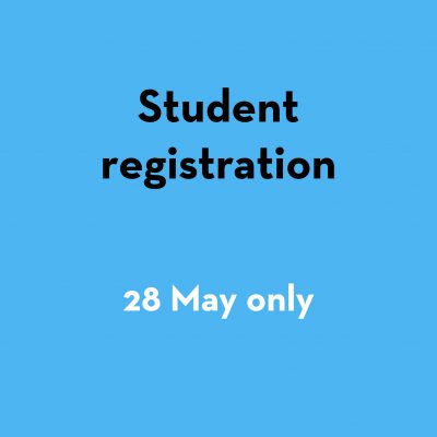 Student Registration 28 May only