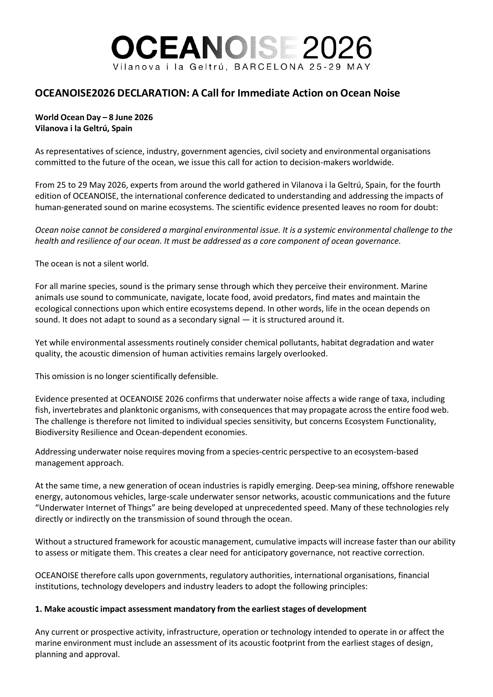 OCEANOISE2026 Declaration - Page 1